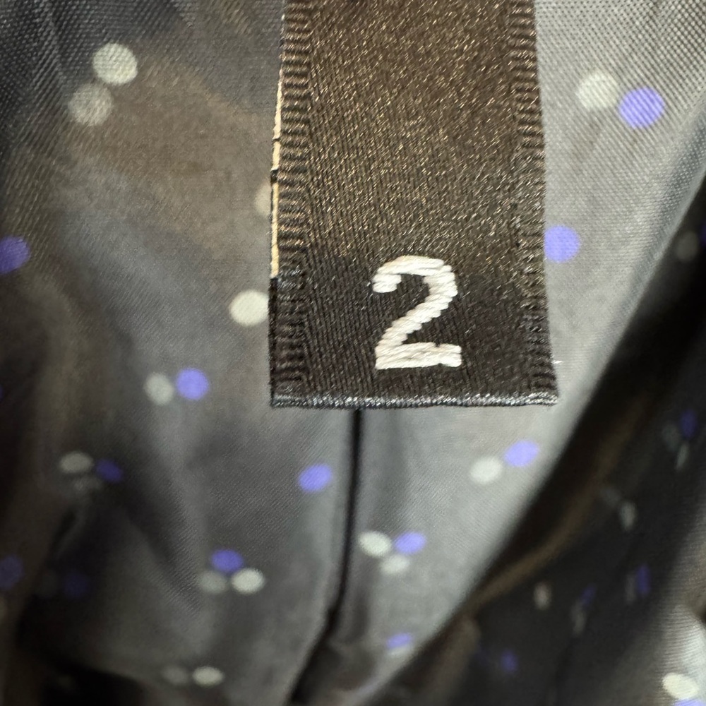 Divided By H&M Women’s Black Short Trench Coat Pockets Belted Lightweight Size 2 - Picture 11 of 13